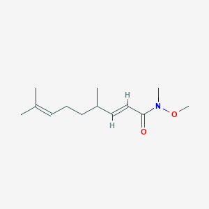 (2E)-N-methoxy-N,4,8-trimethylnona-2,7-dienamide