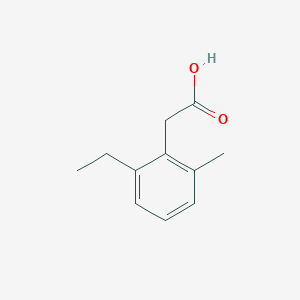 molecular formula C11H14O2 B13356710 2-(2-Ethyl-6-methylphenyl)acetic acid 