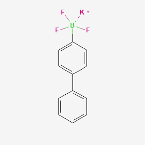 molecular formula C12H9BF3K B13356783 Potassium [1,1'-biphenyl]-4-yltrifluoroborate 