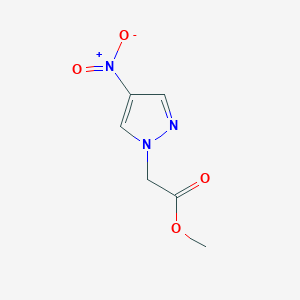 molecular formula C6H7N3O4 B1335692 （4-硝基-1H-吡唑-1-基）乙酸甲酯 CAS No. 6715-84-0