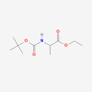 molecular formula C10H19NO4 B13357037 Ethyl (tert-butoxycarbonyl)alaninate 