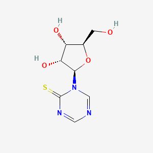 molecular formula C8H11N3O4S B13357158 1-((2R,3R,4S,5R)-3,4-Dihydroxy-5-(hydroxymethyl)tetrahydrofuran-2-yl)-1,3,5-triazine-2(1H)-thione 