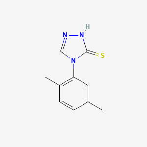molecular formula C10H11N3S B1335717 4-(2,5-dimethylphenyl)-4H-1,2,4-triazole-3-thiol 