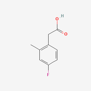 molecular formula C9H9FO2 B1335718 4-氟-2-甲基苯乙酸 CAS No. 407640-40-8