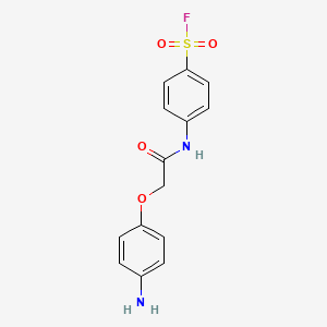 4-{[(4-Aminophenoxy)acetyl]amino}benzenesulfonyl fluoride