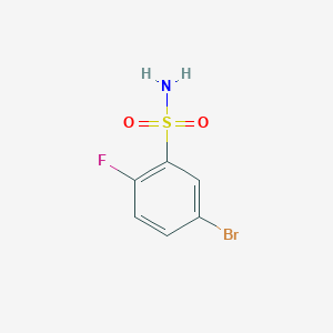 molecular formula C6H5BrFNO2S B1335720 5-溴-2-氟苯磺酰胺 CAS No. 214209-96-8