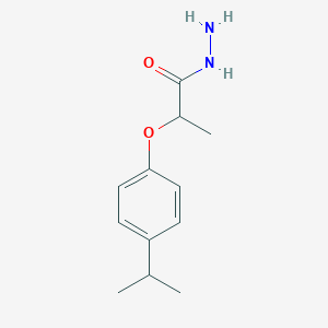 molecular formula C12H18N2O2 B1335721 2-(4-异丙基苯氧基)丙酰肼 CAS No. 667412-84-2