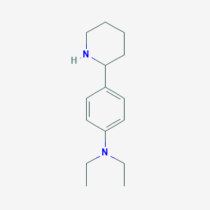 molecular formula C15H24N2 B1335725 N,N-二乙基-4-(哌啶-2-基)苯胺 CAS No. 383128-85-6