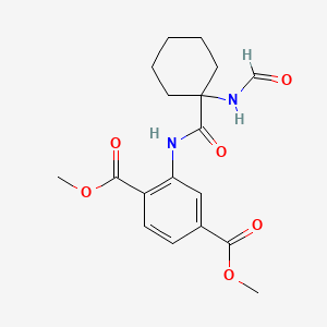 Dimethyl 2-({[1-(formylamino)cyclohexyl]carbonyl}amino)terephthalate