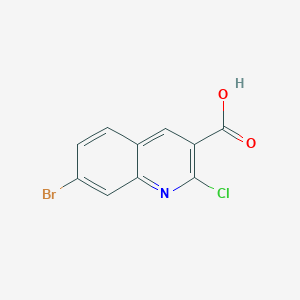 7-Bromo-2-chloroquinoline-3-carboxylic acid