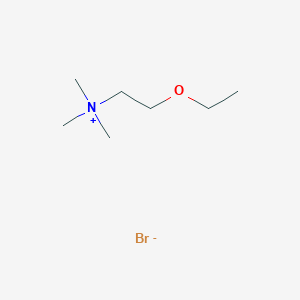 molecular formula C7H18BrNO B13357338 2-Ethoxy-N,N,N-trimethylethan-1-aminium bromide 