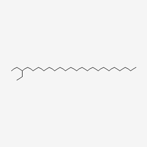 molecular formula C26H54 B13357356 3-Ethyltetracosane CAS No. 55282-17-2