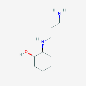 (1S,2S)-2-((3-Aminopropyl)amino)cyclohexan-1-ol