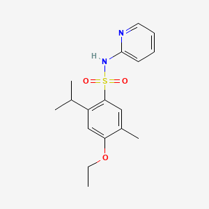 4-ethoxy-2-isopropyl-5-methyl-N-(2-pyridinyl)benzenesulfonamide