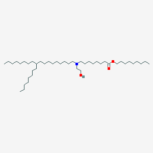 molecular formula C45H91NO3 B13357498 Nonyl 8-((2-hydroxyethyl)(10-octyloctadecyl)amino)octanoate 