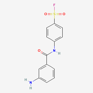 4-(3-Aminobenzamido)benzene-1-sulfonyl fluoride