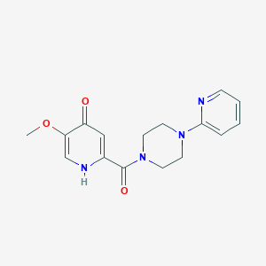 molecular formula C16H18N4O3 B13357552 (4-Hydroxy-5-methoxypyridin-2-yl)[4-(pyridin-2-yl)piperazin-1-yl]methanone 