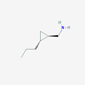 ((1R,2R)-2-Propylcyclopropyl)methanamine