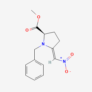 Methyl (R)-1-benzyl-5-(nitromethylene)pyrrolidine-2-carboxylate