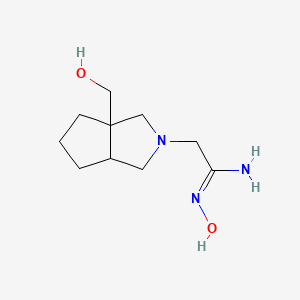 N'-Hydroxy-2-(3a-(hydroxymethyl)hexahydrocyclopenta[c]pyrrol-2(1H)-yl)acetimidamide