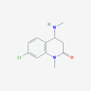 7-Chloro-1-methyl-4-(methylamino)-3,4-dihydroquinolin-2(1H)-one