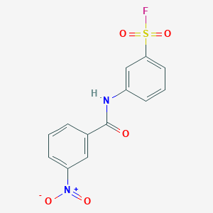 3-[(3-Nitrobenzoyl)amino]benzenesulfonyl fluoride