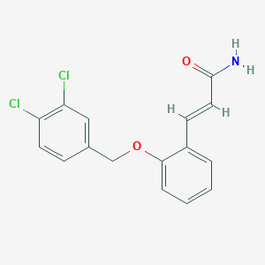 3-{2-[(3,4-Dichlorobenzyl)oxy]phenyl}acrylamide