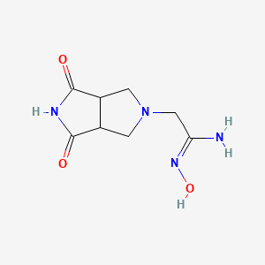 2-(4,6-Dioxohexahydropyrrolo[3,4-c]pyrrol-2(1H)-yl)-N'-hydroxyacetimidamide