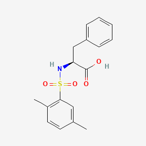 molecular formula C17H19NO4S B13357786 ((2,5-Dimethylphenyl)sulfonyl)-L-phenylalanine 