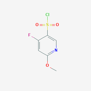 4-Fluoro-2-methoxypyridine-5-sulfonyl chloride