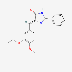 5-(3,4-diethoxybenzylidene)-2-phenyl-3,5-dihydro-4H-imidazol-4-one