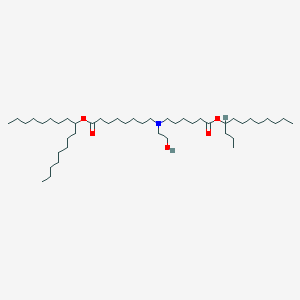 Heptadecan-9-yl 8-((6-(dodecan-4-yloxy)-6-oxohexyl)(2-hydroxyethyl)amino)octanoate