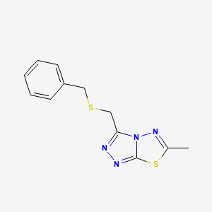 3-[(Benzylsulfanyl)methyl]-6-methyl[1,2,4]triazolo[3,4-b][1,3,4]thiadiazole