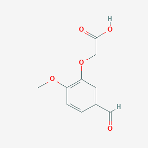 molecular formula C10H10O5 B1335792 （5-甲酰基-2-甲氧基苯氧基）乙酸 CAS No. 19728-22-4
