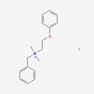 molecular formula C17H22INO B13357926 N-Benzyl-N,N-dimethyl-2-phenoxyethanaminium iodide CAS No. 15785-72-5