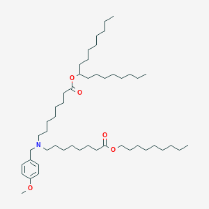 Heptadecan-9-yl 8-((4-methoxybenzyl)(8-(nonyloxy)-8-oxooctyl)amino)octanoate