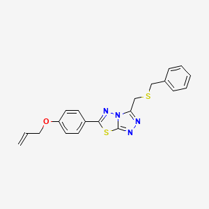 6-[4-(Allyloxy)phenyl]-3-[(benzylsulfanyl)methyl][1,2,4]triazolo[3,4-b][1,3,4]thiadiazole