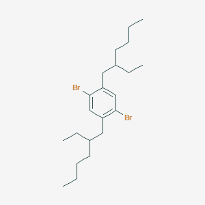 molecular formula C22H36Br2 B13358039 1,4-Dibromo-2,5-bis(2-ethylhexyl)benzene 