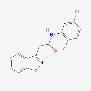 2-(1,2-benzisoxazol-3-yl)-N-(2,5-dichlorophenyl)acetamide