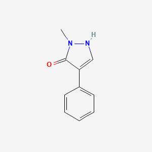 2-Methyl-4-phenyl-1,2-dihydro-3H-pyrazol-3-one