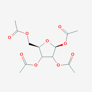 molecular formula C13H18O9 B13358178 [(2R,5S)-3,4,5-triacetyloxyoxolan-2-yl]methyl acetate 