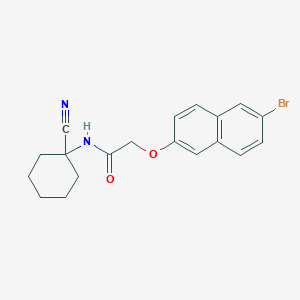 2-((6-Bromonaphthalen-2-yl)oxy)-N-(1-cyanocyclohexyl)acetamide