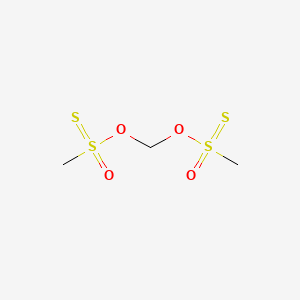 molecular formula C3H8O4S4 B13358211 O,O'-Methylene dimethanesulfonothioate 