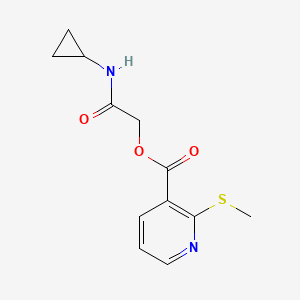 2-(Cyclopropylamino)-2-oxoethyl 2-(methylthio)nicotinate