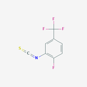 molecular formula C8H3F4NS B1335826 2-氟-5-(三氟甲基)苯异硫氰酸酯 CAS No. 302912-40-9