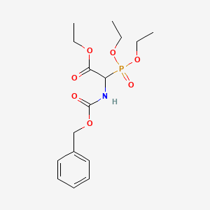 Ethyl 2-(((benzyloxy)carbonyl)amino)-2-(diethoxyphosphoryl)acetate