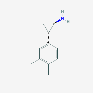 (1R,2S)-2-(3,4-dimethylphenyl)cyclopropan-1-amine