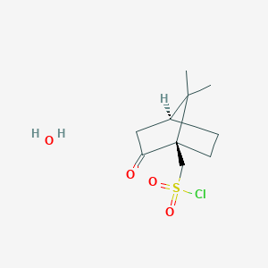 ((1R,4S)-7,7-Dimethyl-2-oxobicyclo[2.2.1]heptan-1-yl)methanesulfonyl chloride hydrate