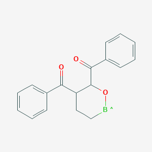 molecular formula C18H16BO3 B13358299 (1,2-Oxaborinane-5,6-diyl)bis(phenylmethanone) 