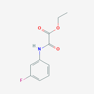 molecular formula C10H10FNO3 B1335835 Ethyl [(3-fluorophenyl)amino](oxo)acetate CAS No. 54739-26-3